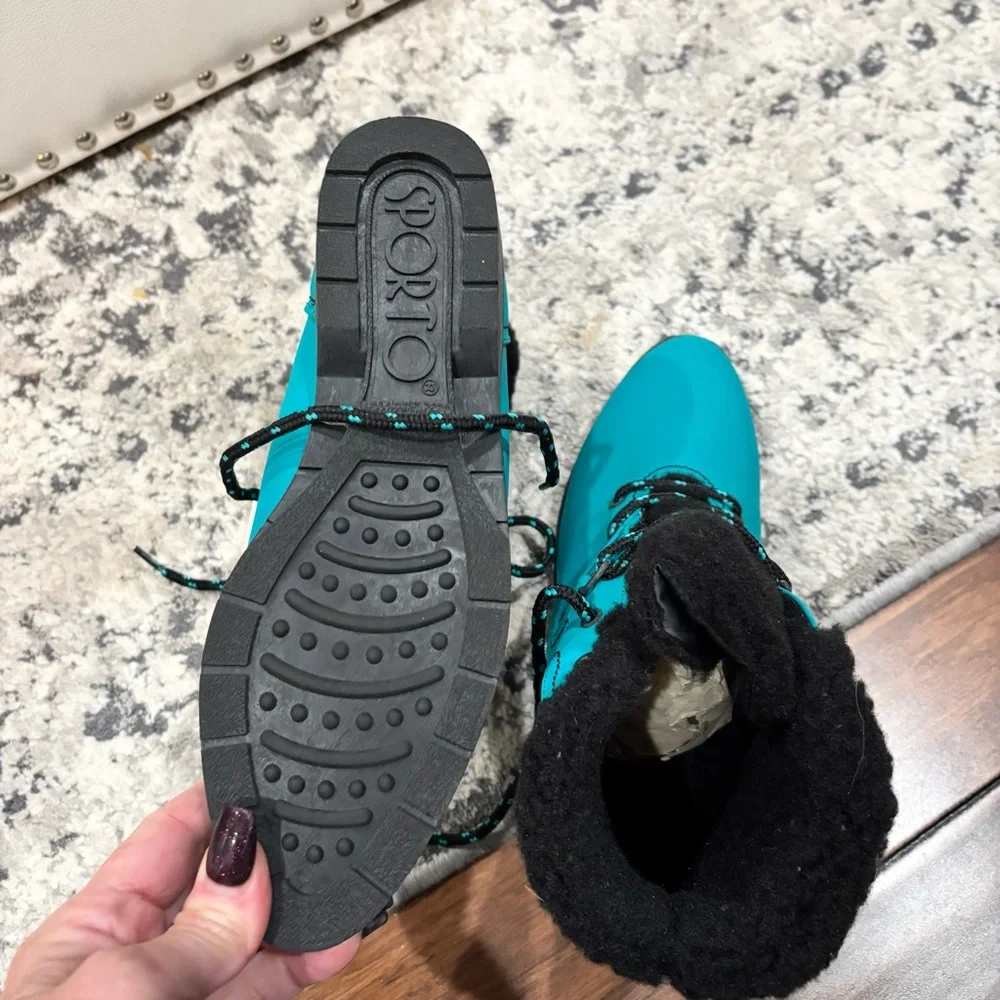 SPORTO Vintage Emerald/Black Thermolite Hiking Boots